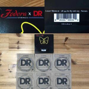 試奏弦 Fodera × DR STRINGS Nickel 6弦ベース ラウンドワウンド ラウンド弦 弦 カット済 bass ベース 6弦 5弦 4弦 フォデラ ニッケル