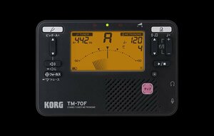 全国送料無料！ポストに投函・KORG TM-70F BK ブラック チューナー/メトロノーム