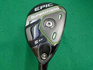 【05】【UT】【即決価格】【再値下げ！】キャロウェイ EPIC SUPER HYBRID(2022)/5U(24度)/Diamana 55 for Callaway/フレックス R/メンズ 右