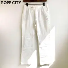 1001 ROPE CITY ロペシティ　ボトム　チノパン　白　63-90