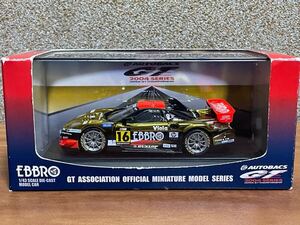 半額スタート！絶版品　未開封未使用品　エブロ1/43 ホンダ NSX M-Tech / JGTC 04 #16 GOLD