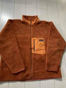 Patagonia フリースジャケット レトロX LARGE オレンジ