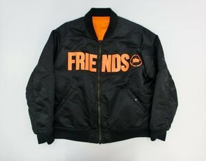 キングラムfhi☆VLONE×FRAGMENT BOMBER JACKET size：L【中古】