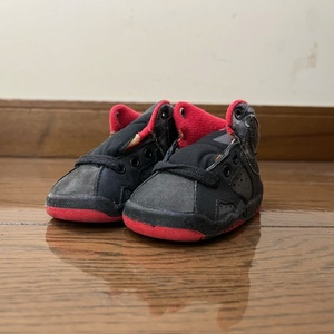  [新品未使用品] デッドストック 当時物 オリジナル NIKE ナイキ BABY JORDAN ベビージョーダン 箱付き 8cm スニーカー ブラック 黒