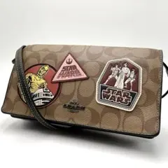 極美品 COACH×STARWARS PVC ショルダーウォレット　c116