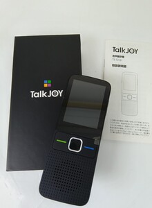 Talk Joy　音声翻訳機　○ 音声翻訳機 トークジョイ TalkJOY ブラック Talkle〔1110〕