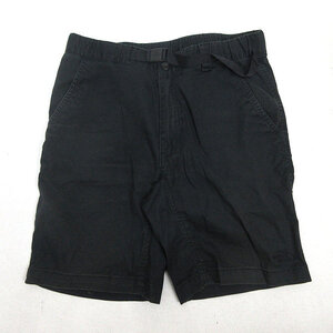 Q■ノースフェイス/THE NORTH FACE コットンオックスライトショーツ Cotton OX Light Short NB41941 ■黒【メンズM】MENS/159【中古】