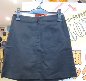 ◆BURBERRY BLUE LABEL スカート　38　コットン　ブラック　FLF09-522　中古◆1992