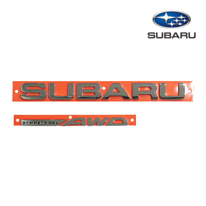 USスバル純正 SUBARU SYMMETRICAL AWD リアエンブレム ゲートエンブレム SUBARU フォレスター インプレッサ アウトバック