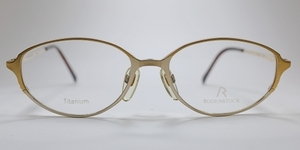 【カラー刻印B】婦人用高級品Exclusiv Titanium　RODENSTOCK-0888 48□15-135 MADE IN GERMANY　ばね丁番仕様 普通郵便で発送　ラスト一本