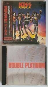 KISS CD 2枚 DESTROYER 紙ジャケ 地獄の軍団 1997 リマスター DOUBLE PLATINUM キッス ダブル・プラチナム Paul Stanley Gene Simmons