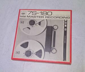 オープンリールテープ / SONY 7S CBSソニー 記録媒体 レコーディングテープ 昭和 レトロ is-db-2