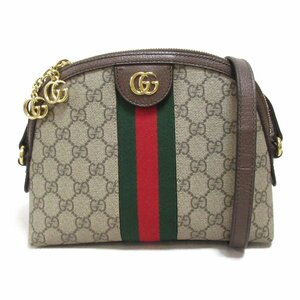 グッチ OPHIDIA　オフディア ブランドオフ GUCCI レザー ショルダーバッグ コーティングキャンバス/レザー 中古 レディース