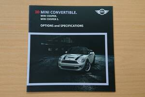 ★MINI・ミニ コンバーチブル CONVERTIBLE R57 2010年10月 オプション & 仕様表 ★即決価格★