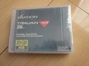 IMATION データカートリッジ TRAVAN 20GB(TR-5) 未開封、未使用品