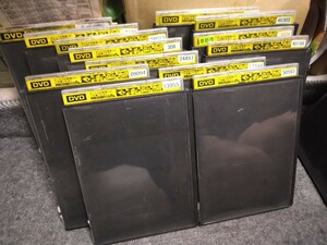 DVD　トールケース　CD　ディスク　収納　展示　ツタヤ　ゲオ　レンタル　仕様　業務　用　パッケージ　プラスチック　13　枚　セット　