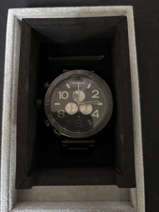 ニクソン NIXON 51-30 CHRONO クオーツ メンズ クロノ 腕時計 A083-632　A083632 ガンメタル