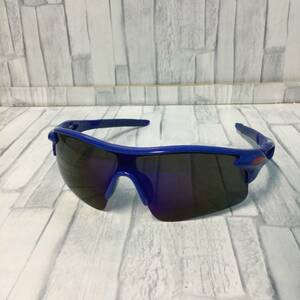 スポーツサングラス ブルー UVカット サイクリング 強化プラスチック 紫外線カット メガネ拭付 眩しさ軽減 カッコイイ スポーティ青