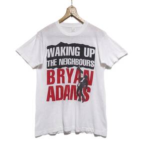 当時物 90s Vintage MADE IN USA　Bryan Adams 1991 Waking Up the Neighbours ブライアン・アダムス Tシャツ　Lサイズ USA製