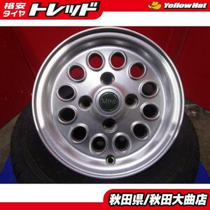 送料無料 限定1台! ローバーミニ純正 12 4.5 +35 4H101.65 中古4本セット MINI純正流用に