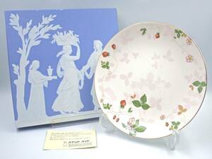 ◇WEDGWOOD/ウェッジウッド/ワイルドストロベリー/パステル/ピンク/約20㎝/箱付き/未使用