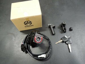 【C867】 新品 ZRX 1200 R キーシリンダー セット メイン キー シートロック ヘルメット ホルダー タンク キャップ シリンダー