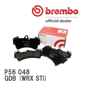 brembo ブレーキパッド ブラックパッド 左右セット P56 048 スバル インプレッサ (GD系) GDB (WRX STi) 06/12～07/11 リア