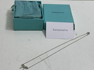 ●Tiffany＆Co　ティファニー　ボウ　リボン　ネックレス　925