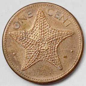 海外コイン　バハマ　1セント 1998年