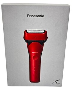 未使用 Panasonic パナソニック メンズシェーバー ラムダッシュ3枚刃 赤 ES-L340-R