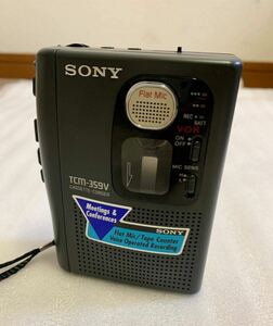 【SONY ソニー カセットレコーダー TCM-359V】cassette corder カセットプレーヤー 【通電OKもジャンク扱い】 部品取り 