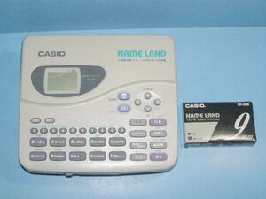 【印字・動作可/難あり】☆CASIO NAMELAND KL-510 (動作確認用未使用テープ付)