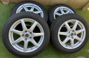 2021年製☆ダンロップ WINTER MAXX 03 205/55R17☆PRD 17ｘ7.0J 5H PCD114.3 OFF+48 4本セット