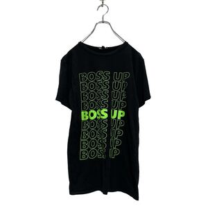 FASHIONNOVA 半袖 プリントTシャツ XS ブラック メキシコ製 クルーネック 古着卸 アメリカ仕入 a606-6385