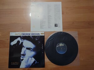 ★FAITH ★ジョージ・マイケル/GEORGE MICHAEL★12-3P853★帯付★歌詞カード汚れあり★12インチレコード★中古品★OBI 