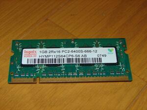 SO-DIMM 1GBx1 DDR2 PC2-6400 CL6.0(hynix)