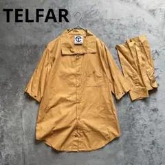 美品　TELFAR　半袖長袖 2way 袖着脱可能　コットン　シャツ　メンズL