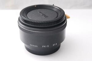 ☆NIKON PK-3 27.5 オート接写リング 前後キャップ付き ニコン (9)