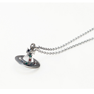 ヴィヴィアンウエストウッド VIVIENNE WESTWOOD オーブ ネックレス TINY ORB RUTHE N レディース 63020097-S001 ガンメタル 752014B-4