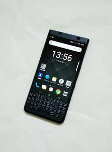 物理キーボード搭載スマホ BlackBerry KEYone BBB100-7 64GB 美品 SIMフリー 物理デュアルSIM対応 指紋認証　希少 LIMITED EDITION BLACK