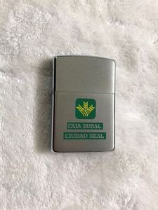 ZIPPO ジッポ ジッポー オイルライター　1991年製 未使用品　CAJA RURAL CIUDAD REAL アンティーク　ヴィンテージ　ビンテージ　レトロ