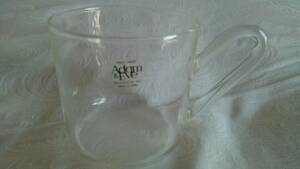 ◆アダムアンドイブ Adam & Eve(たち吉)◆耐熱ガラス透明マグカップ◆３個◆