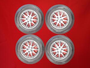 スタッドレス 10スポークタイプ1P+ダンロップウィンターMAXXSJ8 205/70R15 9.5分山★CR-Vに！stwt15