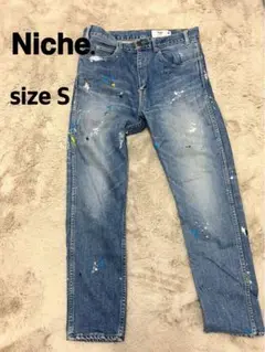 Niche.  ペイント　デニム　パンツ サイズS