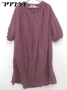 ◇ ◎ Ray BEAMS レイビームス 半袖 ロング ワンピース レッド系 レディース