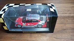 新品未開封 ミニチャンプス 1/43 ミニカー 箱ヤケ汚れ AUDI アウディ A4 DTM 2007 #11 400079611