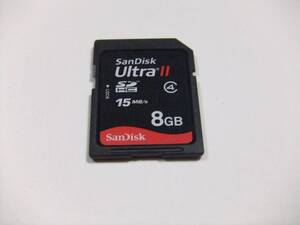 SDHCカード Ultra ll 8GB CLASS4 フォーマット済み 1枚 SanDisk