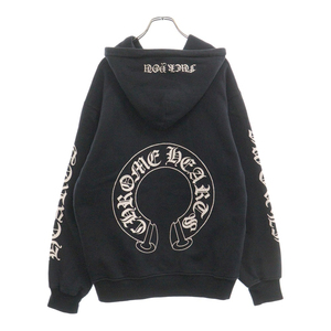 CHROME HEARTS クロムハーツ OLD Horseshoe Pullover Hoodie オールドモデル ホースシュープルオーバー パーカー ブラック