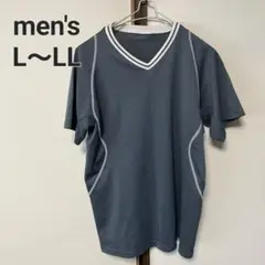 メンズ　半袖　Tシャツ　L　LL　グレー　スポーツ　ユニクロ