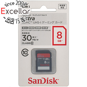 【ゆうパケット対応】SanDisk SDHCメモリーカード SDSDUG-008G-J35 8GB [管理:1000027746]